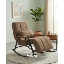 Velura Home & Living Coco Sallanan Berjer & Tv Koltuğu & Dinlenme & Okuma & Emzirme Koltuğu