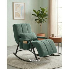 Velura Home & Living Coco Sallanan Berjer & Tv Koltuğu & Dinlenme & Okuma & Emzirme Koltuğu