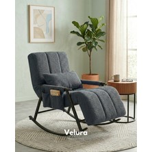 Velura Home & Living Coco Sallanan Berjer & Tv Koltuğu & Dinlenme & Okuma & Emzirme Koltuğu