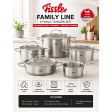 Fissler Family Line 5 Parça Paslanmaz Çelik Tencere Seti