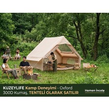 Kuzey Life Kuzeylife 6 Kişilik Lüks Şişme Kamp Çadırı (Tenteli & Gölgelikli)