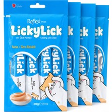 Reflex Lickylick Ton Balıklı Kedi Sıvı Ödül Maması 4'lü Set