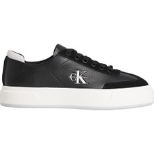 Calvin Klein Kadın Basket Cups Laceup Deri Sneaker