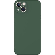 TeleZone iPhone 13 Mini Kılıf Şık Leke Yapmayan Esnek Kadife Dolgulu Oxshan Premium Silikon Kapak