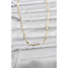cm 14K Gold Renk Zincir Model 60 cm Kadın Kolye