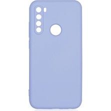 TeleZone Redmi Note 8 Kılıf Şık Leke Yapmayan Esnek Kadife Dolgulu Oxshan Premium Silikon Kapak