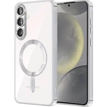 Ankaverse®  Samsung Galaxy A37 5g Kross Magneticsafe Kapak - Gümüş