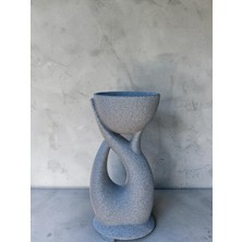 Infınıty Dekoratif Plastik Saksı 65X25 – Modern Tasarım Saksı