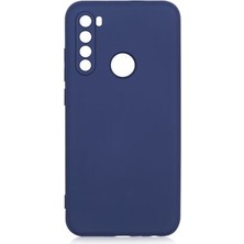TeleZone Redmi Note 8 Kılıf Şık Leke Yapmayan Esnek Kadife Dolgulu Oxshan Premium Silikon Kapak