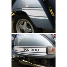 Vespa Px Sticker Set  Rally Style *beyaz * / Vespıssımo