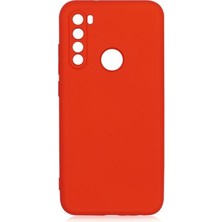 TeleZone Redmi Note 8 Kılıf Şık Leke Yapmayan Esnek Kadife Dolgulu Oxshan Premium Silikon Kapak