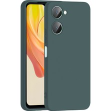 TeleZone Vivo Y18 Kılıf Şık Leke Yapmayan Esnek Kadife Dolgulu Oxshan Premium Silikon Kapak