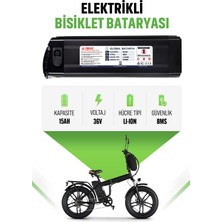 Global Batarya Elektrikli Bisiklet Bataryası 36V 15AH Li-Ion Pil Evrensel Kasa (Yüksek Kapasite — Menzil Upgrade)