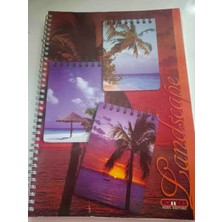 Komeks 120 Yaprak Cızgılı Defter A4 Spırallı