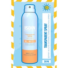 Isdın Fotoprotector Transparent Spray Wet Skin SPF50 250ML | Suya Dayanıklı Güneş Koruyucu Sprey