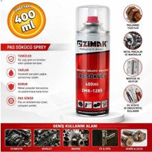 Zimak ZMK-1285 Temizleyici Yağlayıcı Pas Sökücü Koruyucu Sprey Yağ 400 ml