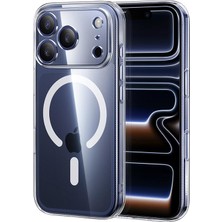 Ugreen iPhone 17 Pro Uyumlu Magsafe Korumalı Darbe Emici Telefon Kılıfı - Şeffaf