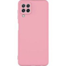 TeleZone Samsung Galaxy M22 Kılıf Şık Leke Yapmayan Esnek Kadife Dolgulu Oxshan Premium Silikon Kapak
