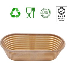 Dinç Kitchen Oval Bio Ekmek Hamur Mayalama Sepeti 26x12x7,5 cm