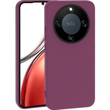 TeleZone Honor Magic 8 Lite 5g Kılıf Şık Leke Yapmayan Esnek Kadife Dolgulu Oxshan Premium Silikon Kapak