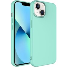TeleZone iPhone 14 Kılıf Şık Leke Yapmayan Esnek Kadife Dolgulu Oxshan Premium Silikon Kapak