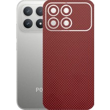 Kapps Poco F8 Pro ile Uyumlu Fiber Serisi Premium Arka Kapak Kaplama(Kenarlar Yoktur!)