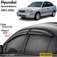 Carmind Hyundai Accent Admire Mugen Cam Rüzgarlığı 2003-2005