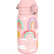 Ion8 - Paslanmaz Çelik Çocuk Suluk - Gökkuşağı - 400 ml - Sızdırmaz