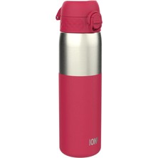 Ion8 - Paslanmaz Çelik Ince Suluk - Fuşya - 600 ml - Sızdırmaz