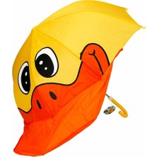 2986 Ördek Şekilli Çocuk Şemsiyesi 45 cm -Sunman