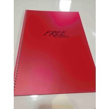 Keskin Color Free Notebook 120 Yaprak Karelı Defter A4 Spırallı