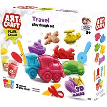Gees Global 03998 Art Craft Seyahat Araçları Hamur Set 168 gr -Fent