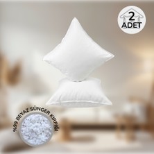 Kare Kırlent Yastık Içi Sünger Dolgulu 2 Adet
