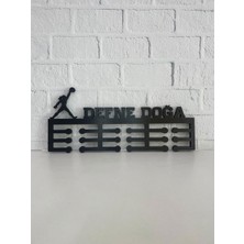 14 Design Kişiye Özel Basketbol Kadın Figür Madalya Askısı - 10 mm Kalınlıkta Mdf – Sporcu Askılığı
