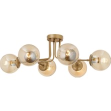 Apliqa Tanyer 6Lı Eskitme Modern Sarkıt Yatak odası Salon Avize