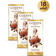 Godiva Masterpieces Fındık Tablet 83 gr x 18 Adet