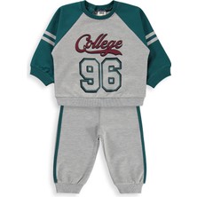Civil Baby College Baskılı 6-18 Ay Takım - Yeşil