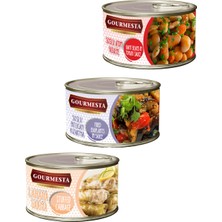 Çınar Food Hazır Yemek Seti (Soslu Atom Fasulye + Soslu Patlıcan Kızartma + Lahana Sarma)