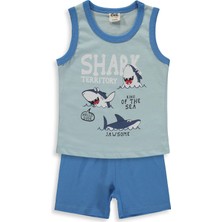 Civil Baby Sıfır Kol 6-18 Ay Takım - Mavi