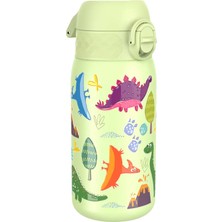 Ion8 - Paslanmaz Çelik Çocuk Suluk - Dinozorlar - 400 ml - Sızdırmaz