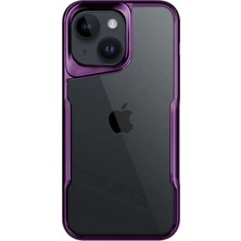 Ankaverse®  iPhone 15 Kılıf Boyi Silikon Kapak - Derin Mor