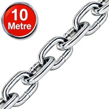 Alet Çantam Galvaniz Kaplı Zincir 4mm x 10 Metre