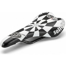 Selle İtalia Selle Italia Slr Troy Lee Design Check It Sele Siyah Beyaz