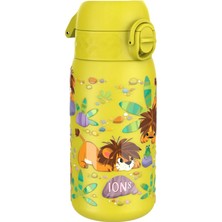 Ion8 - Paslanmaz Çelik Çocuk Suluk - Aslanlar - 400 ml - Sızdırmaz