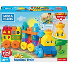 Gees Global FWK22 Mega Bloks® Müzikli Alfabe Treni 50 Parça +1 Yaş