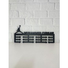 14 Design Kişiye Özel Basketbol Erkek Figür Madalya Askısı - 10 mm Kalınlıkta Mdf – Sporcu Askılığı
