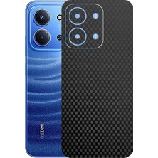Kapps Redmi 15C ile Uyumlu Fiber Serisi Premium Arka Kapak Kaplama(Kenarlar Yoktur!)