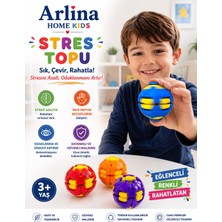 Arlina Home Kids Kutulu 1. Kalite Spin Ball Rulmanlı Lastiksiz 30 Sn Dönebilen Sres Topu 1 Adet