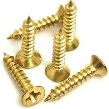 Gees Global Klips, Menteşe, Ayak, Ağaç, Sunta Vidası 3X13 mm - Sarı 1000 Adet