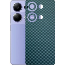 Kapps Redmi Note 13 Pro 4g ile Uyumlu Fiber Serisi Premium Arka Kapak Kaplama(Kenarlar Yoktur!)